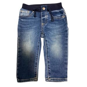 4/$20 Baby Gap Jeans Soft Pull On Joggers Denim Blue Pants 6-12 months Boy 🛑
